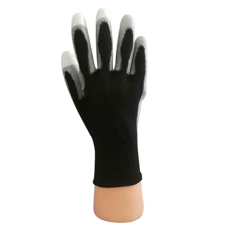5001BWT Белые перчатки с покрытием из полиуретана с хорошими характеристиками для сенсорного экрана