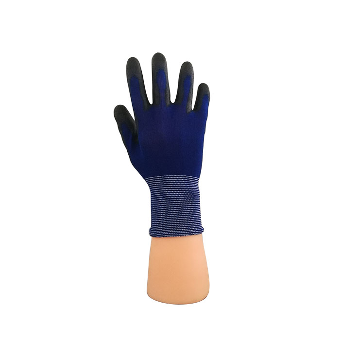 2302BBP 18G Blå Nylon En388 2112X Carbon Antistatisk Handske